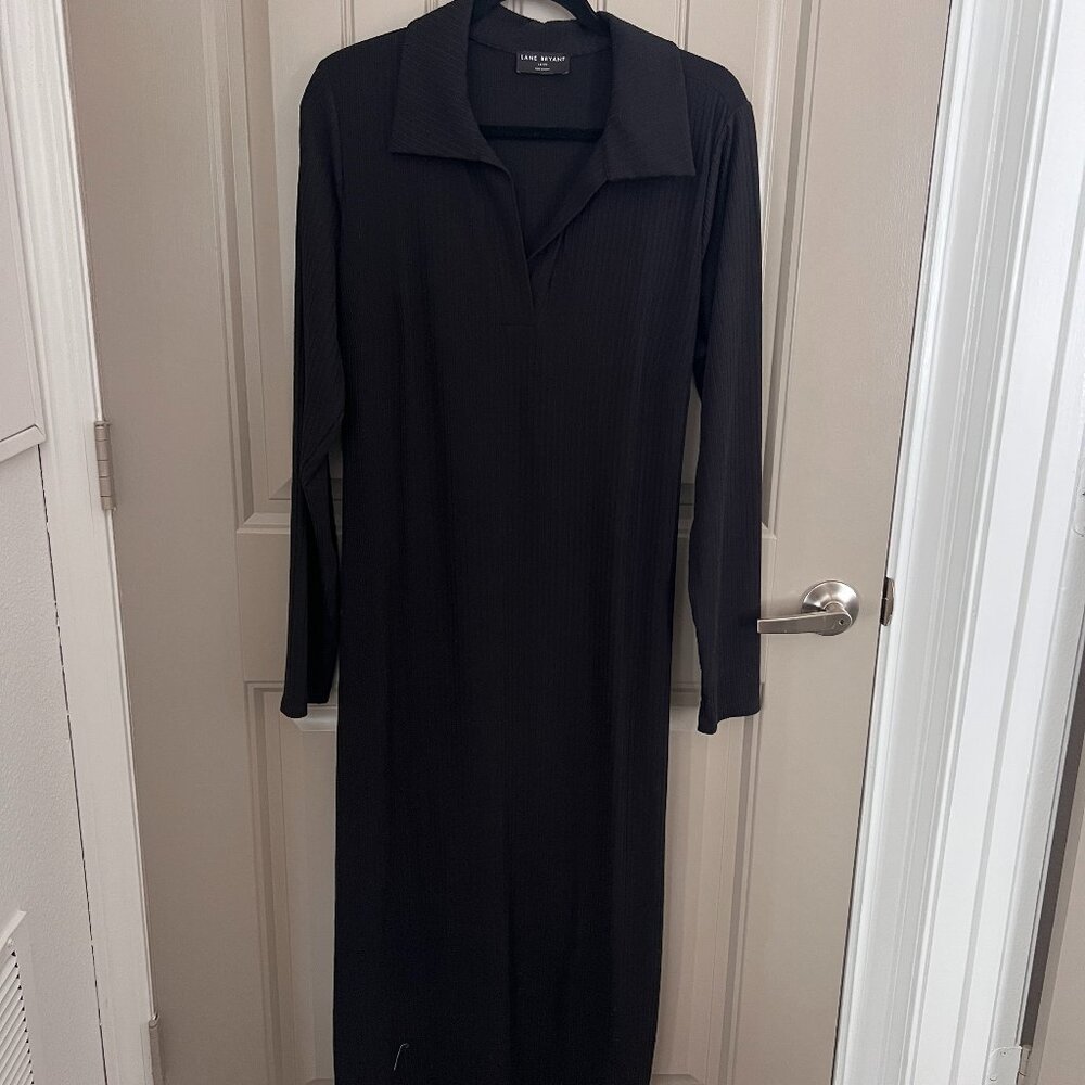 Lane Bryant Ribbed Collard Dress 18/20